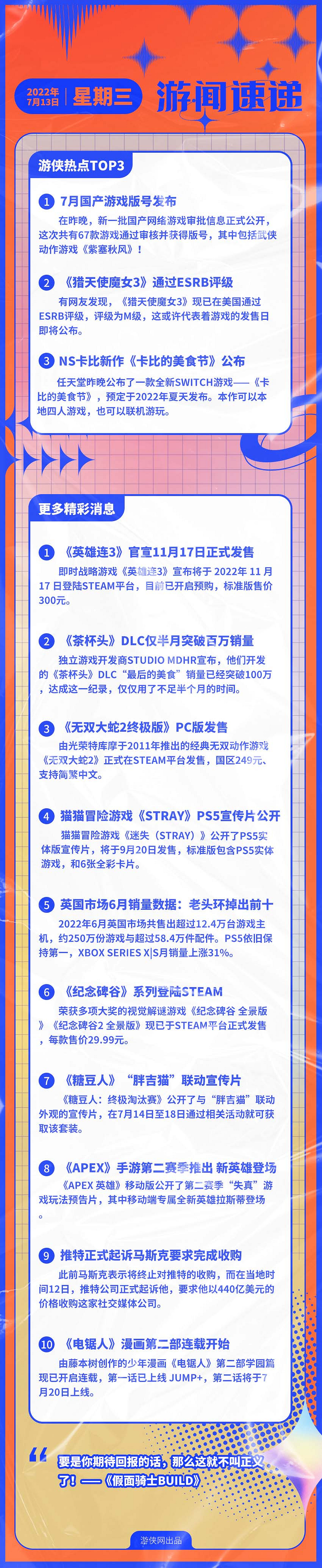 早報:《貝姐3》通過ESRB評級 推特起訴馬斯克 早報:《貝姐3》通過ESRB評級 推特起訴馬斯克