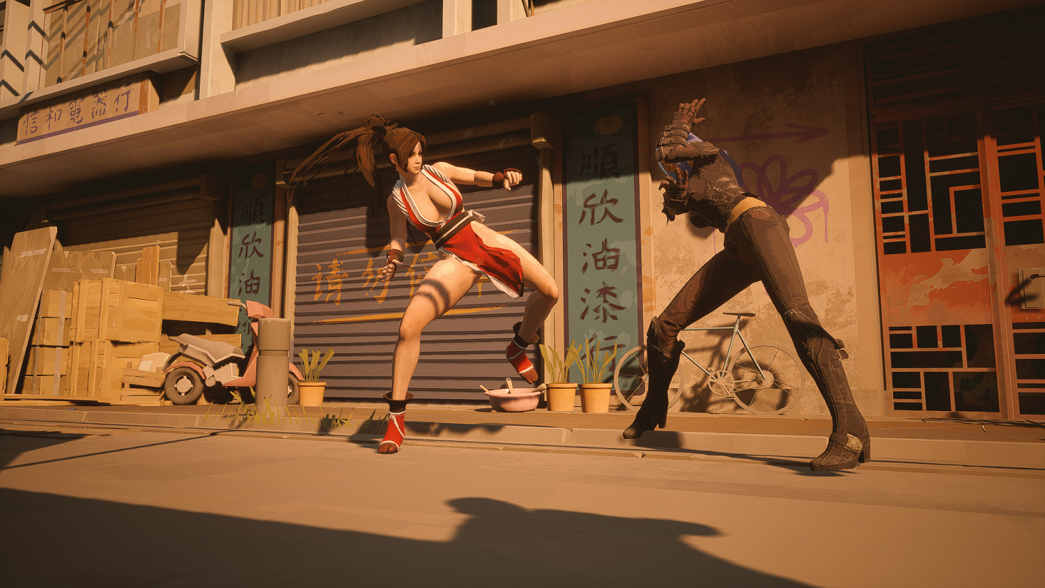 她實在是太大了！《師父》不知火舞mod性感女忍來復仇