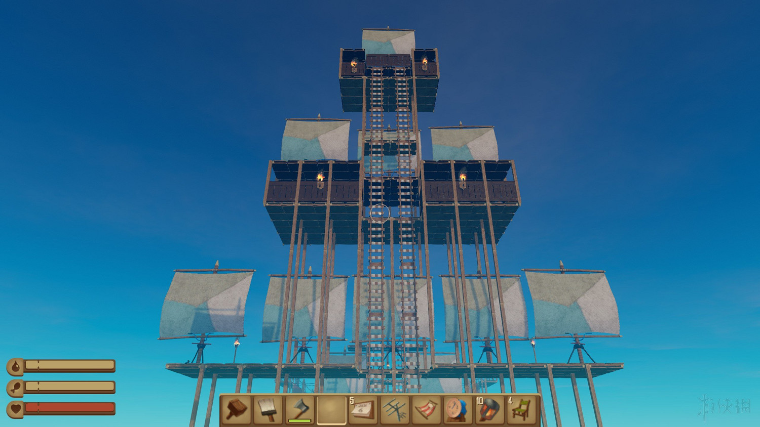 《船長漂流記》raft海盜船建造圖文分享 海盜船怎麽建？