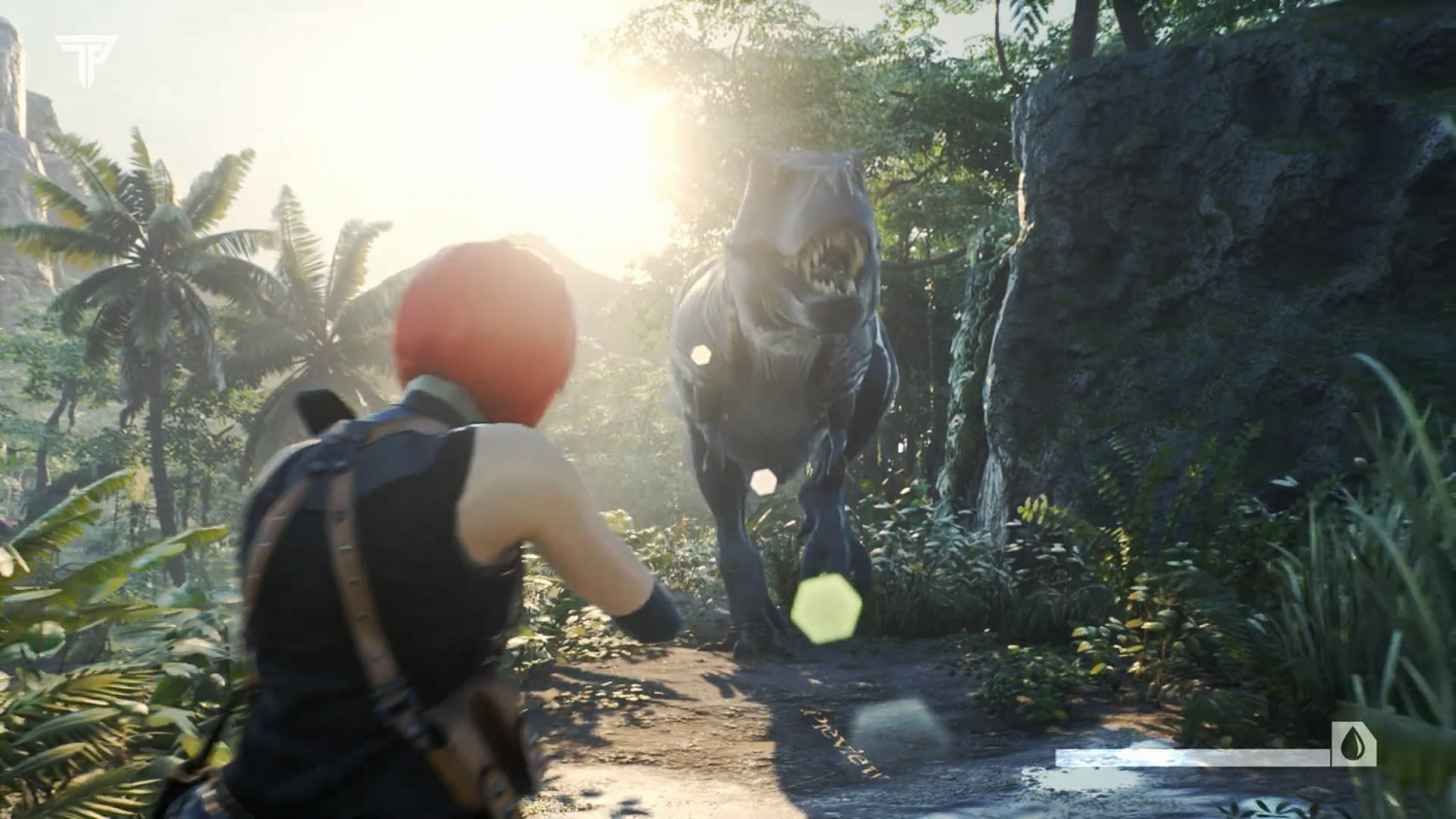 巨型迅猛龍好嚇人！粉絲虛幻5重製《恐龍危機》展示