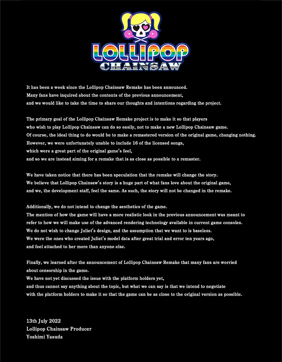 《電鋸甜心》重製版不是新作 不改變原有故事和畫風 《電鋸甜心》重製版不是新作 不改變原有故事和畫風