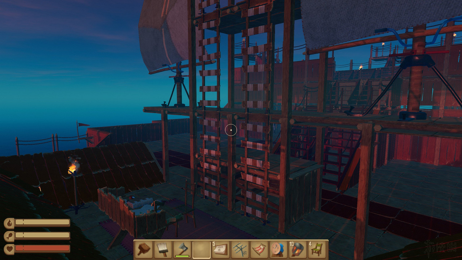 《船長漂流記》raft海盜船建造圖文分享 海盜船怎麽建？