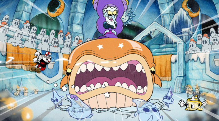 一心二用不含糊 高玩挑戰一邊登山一邊速通《茶杯頭》