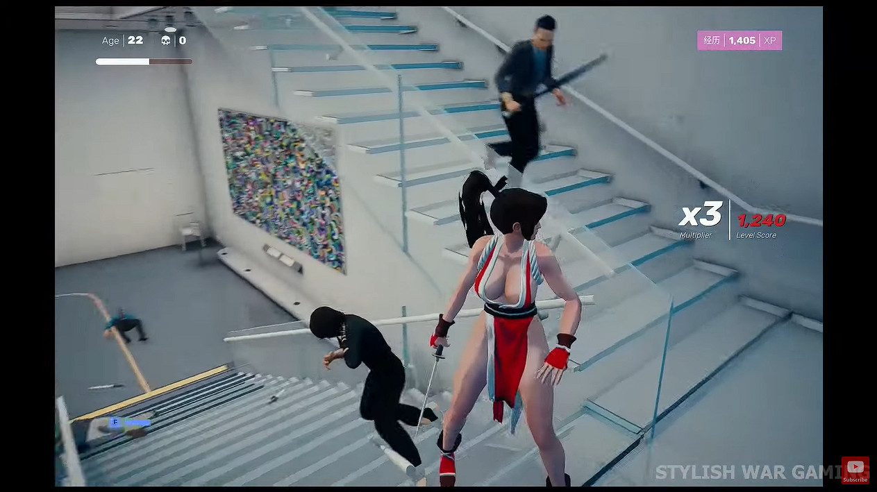 她實在是太大了！《師父》不知火舞mod性感女忍來復仇