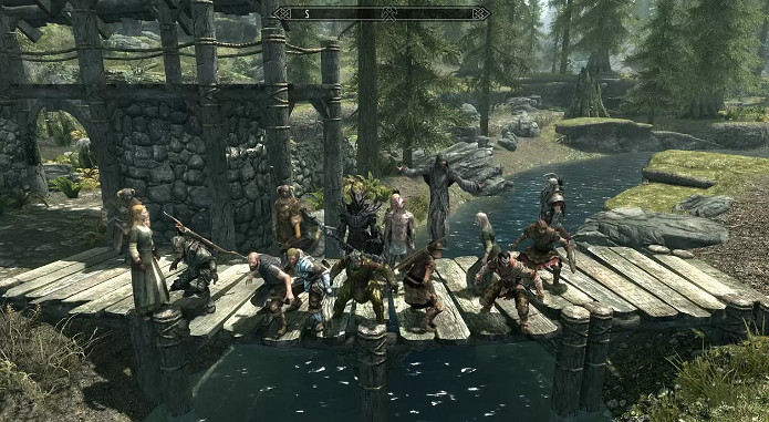 不再孤獨 《上古卷軸5》新版連線MOD發布4天下載破10萬