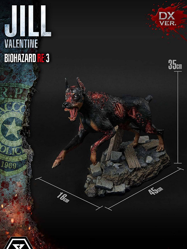 P1S《惡靈古堡3》吉爾1/4比例豪華版雕像 附帶殭屍狗 P1S《惡靈古堡3》吉爾1/4比例豪華版雕像 附帶殭屍狗