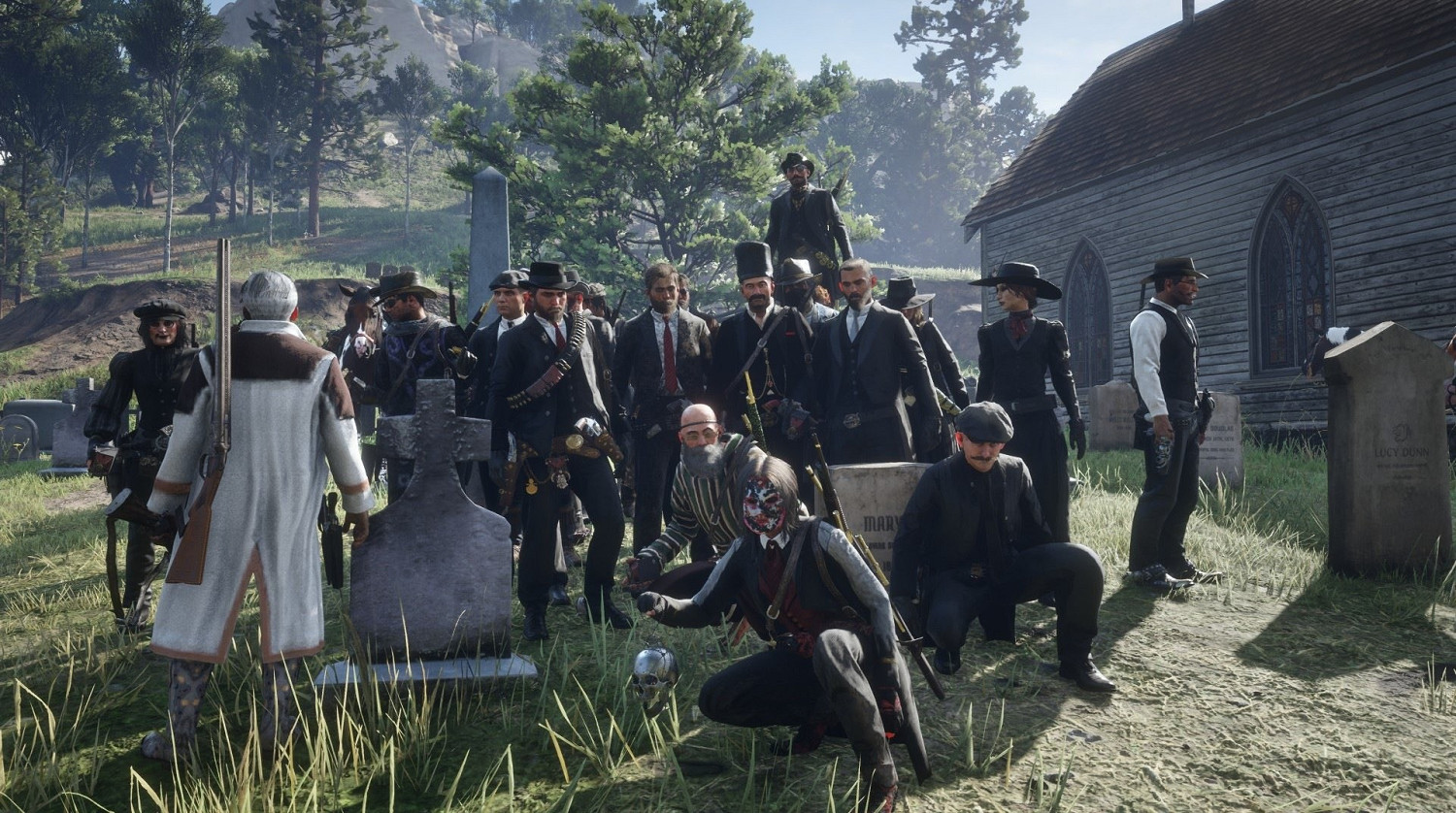 《大鏢客2》擺爛停更！玩家舉行葬禮:亞瑟聲優也來悼念