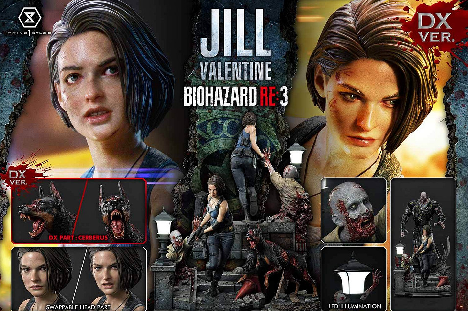 P1S《惡靈古堡3》吉爾1/4比例豪華版雕像 附帶殭屍狗 P1S《惡靈古堡3》吉爾1/4比例豪華版雕像 附帶殭屍狗