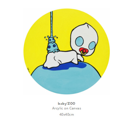 天野喜孝|全新繪畫作品【baby&#039;ZOO】系列 全球首展