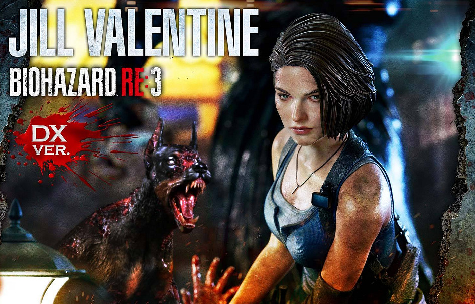 P1S《惡靈古堡3》吉爾1/4比例豪華版雕像 附帶殭屍狗 P1S《惡靈古堡3》吉爾1/4比例豪華版雕像 附帶殭屍狗