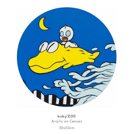 天野喜孝|全新繪畫作品【baby&#039;ZOO】系列 全球首展