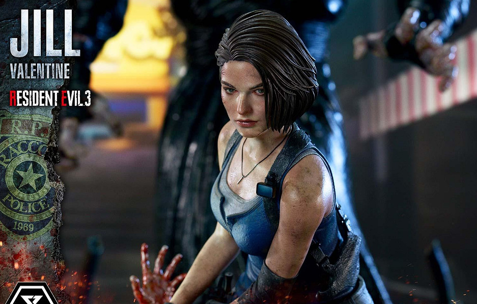 P1S《惡靈古堡3》吉爾1/4比例豪華版雕像 附帶殭屍狗 P1S《惡靈古堡3》吉爾1/4比例豪華版雕像 附帶殭屍狗