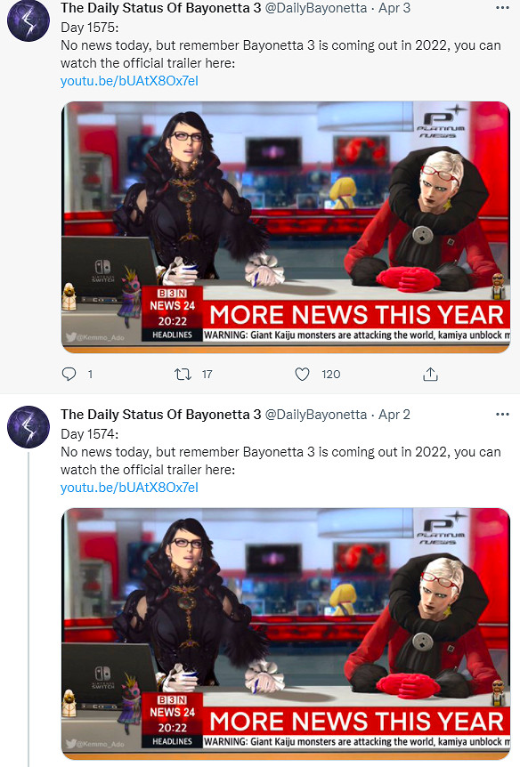 1679天等來好消息！老哥連續4年發推更新《貝姐3》狀態