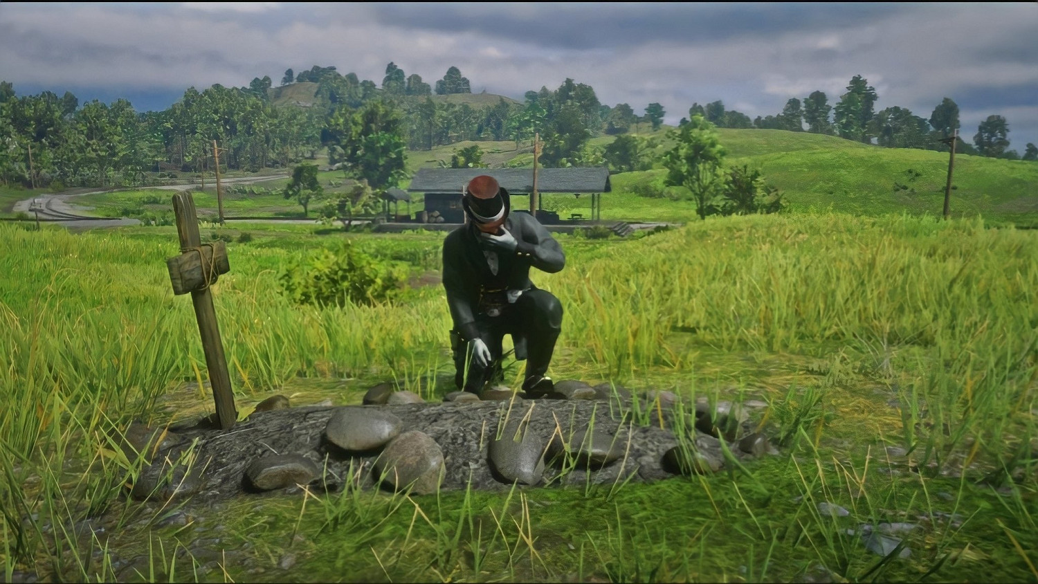 《大鏢客2》擺爛停更！玩家舉行葬禮:亞瑟聲優也來悼念