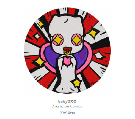天野喜孝|全新繪畫作品【baby&#039;ZOO】系列 全球首展