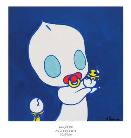 天野喜孝|全新繪畫作品【baby&#039;ZOO】系列 全球首展