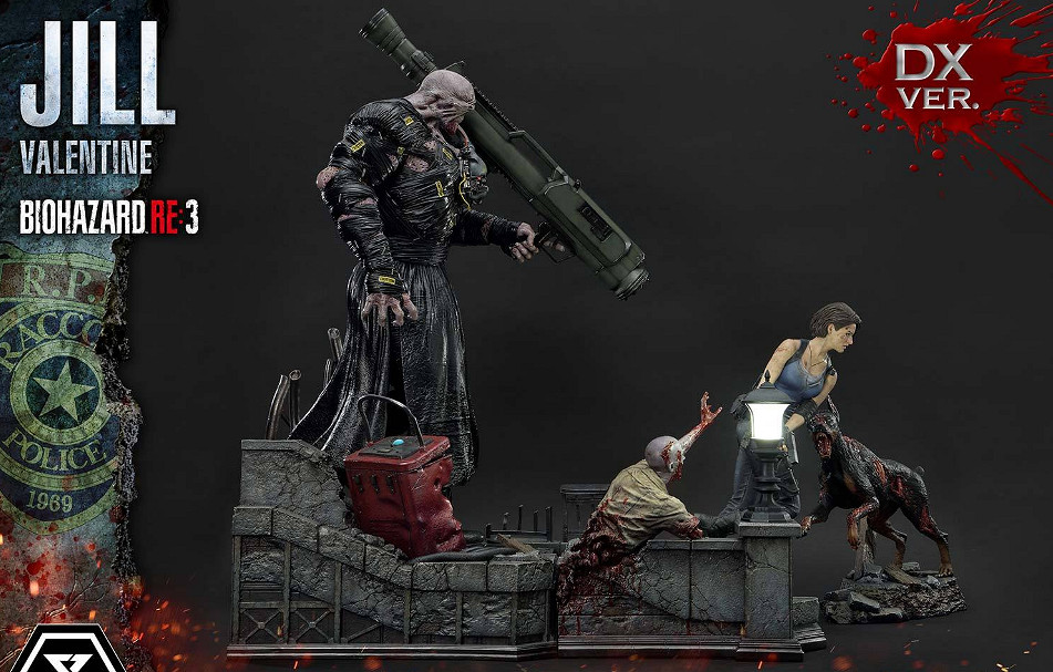 P1S《惡靈古堡3》吉爾1/4比例豪華版雕像 附帶殭屍狗 P1S《惡靈古堡3》吉爾1/4比例豪華版雕像 附帶殭屍狗