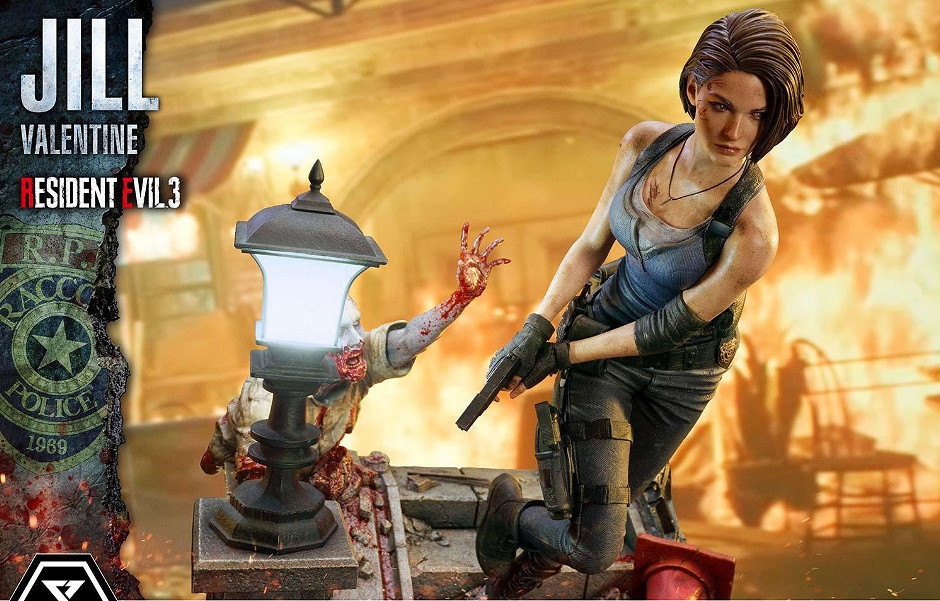 P1S《惡靈古堡3》吉爾1/4比例豪華版雕像 附帶殭屍狗 P1S《惡靈古堡3》吉爾1/4比例豪華版雕像 附帶殭屍狗