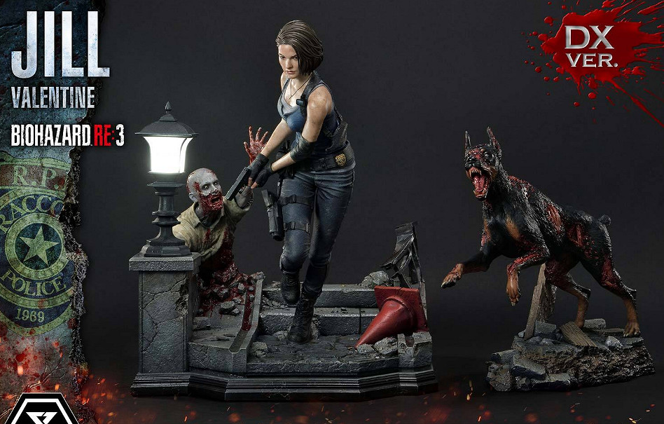 P1S《惡靈古堡3》吉爾1/4比例豪華版雕像 附帶殭屍狗 P1S《惡靈古堡3》吉爾1/4比例豪華版雕像 附帶殭屍狗