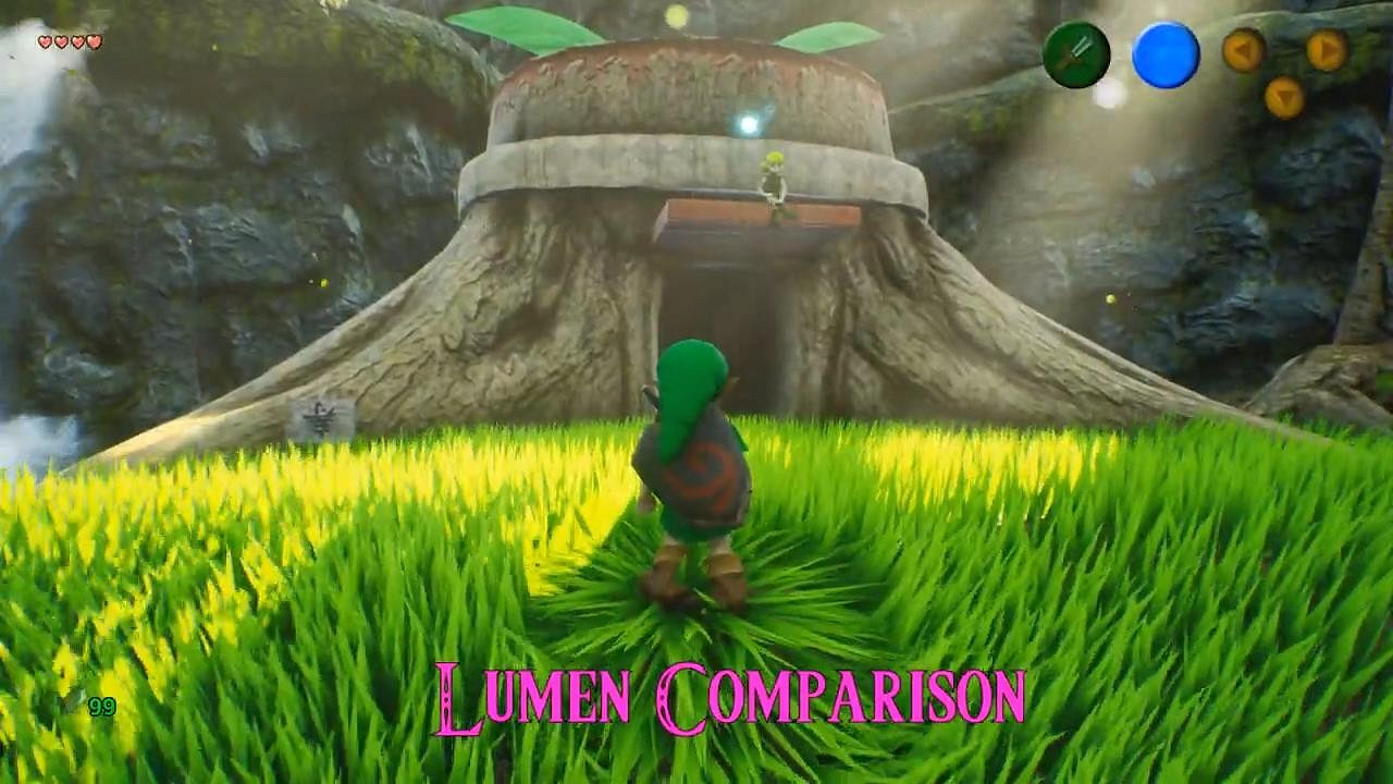 虛幻5重製《薩爾達：時之笛》新展示 畫面效果改進