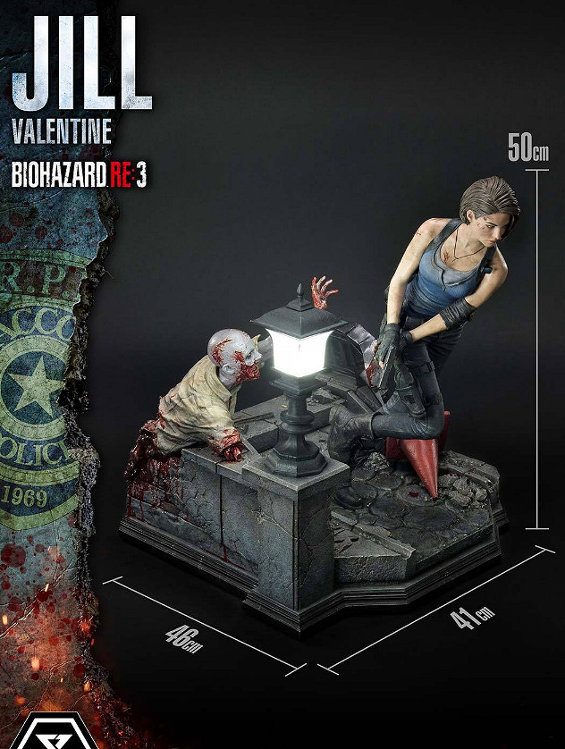 P1S《惡靈古堡3》吉爾1/4比例豪華版雕像 附帶殭屍狗 P1S《惡靈古堡3》吉爾1/4比例豪華版雕像 附帶殭屍狗